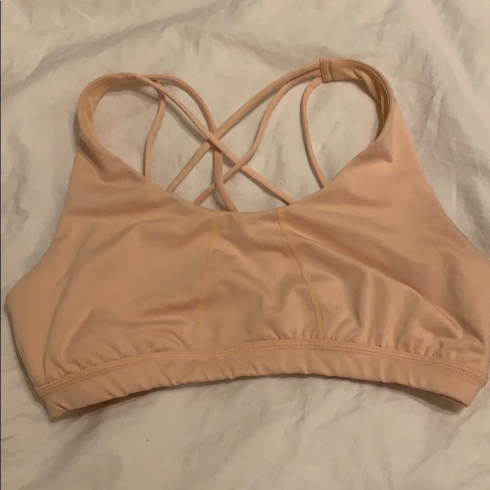 Joy lab pale pink sports bra size small